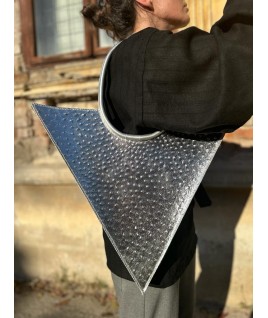 Big Triangle Bag in Silver